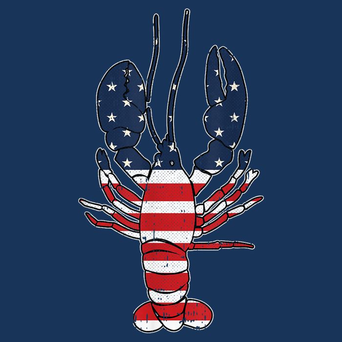 Lobster 4th Of July American Flag Sea Ocean Lover Patriotic Doggie Tank