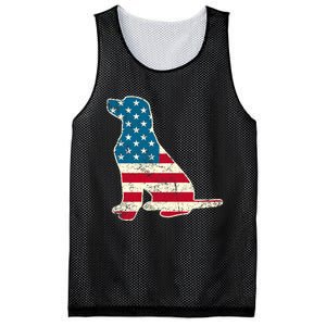 Labrador 4th Of July Dog Lover Gifts American Flag Mesh Reversible Basketball Jersey Tank