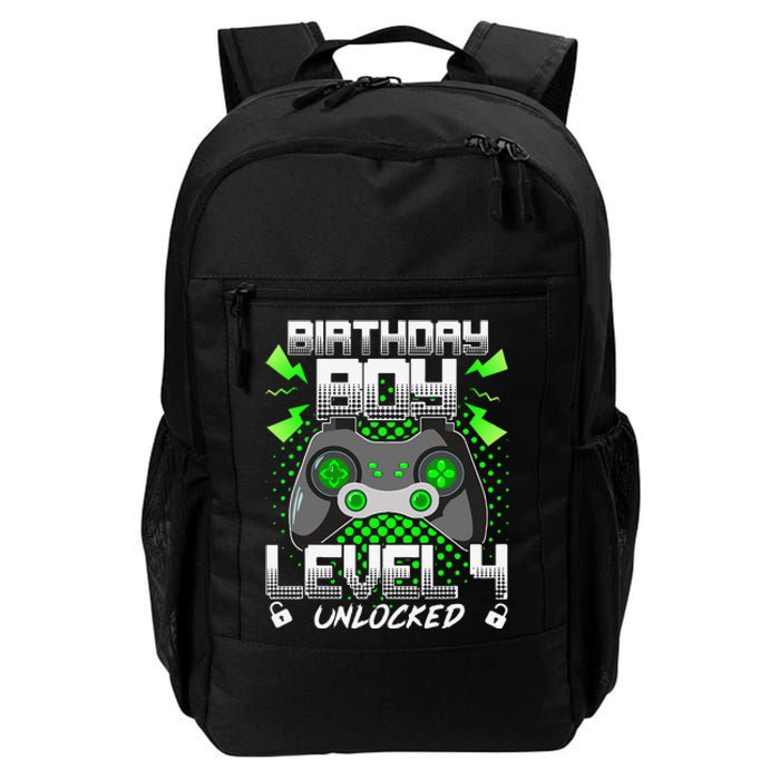 Level 4 Unlocked Gamer 4th Birthday Gift Video Game Lovers Daily Commute Backpack