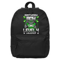 Level 4 Unlocked Gamer 4th Birthday Gift Video Game Lovers 16 in Basic Backpack