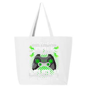 Level 4 Unlocked Gamer 4th Birthday Gift Video Game Lovers 25L Jumbo Tote