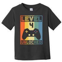 Level 4 Unlocked Video Gamer 14th Birthday Gaming Gift Toddler T-Shirt