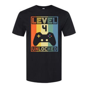 Level 4 Unlocked Video Gamer 14th Birthday Gaming Gift Softstyle CVC T-Shirt