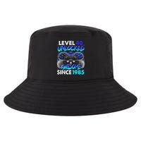 Level 40 Unlocked Awesome Since 1985 40th Birthday Gaming Cool Comfort Performance Bucket Hat