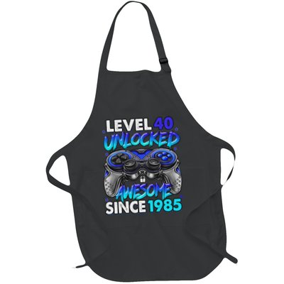 Level 40 Unlocked Awesome Since 1985 40th Birthday Gaming Apron