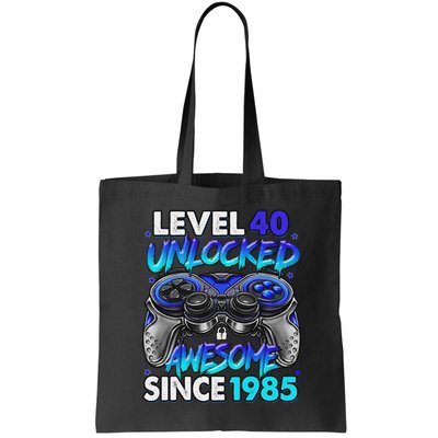 Level 40 Unlocked Awesome Since 1985 40th Birthday Gaming Bag