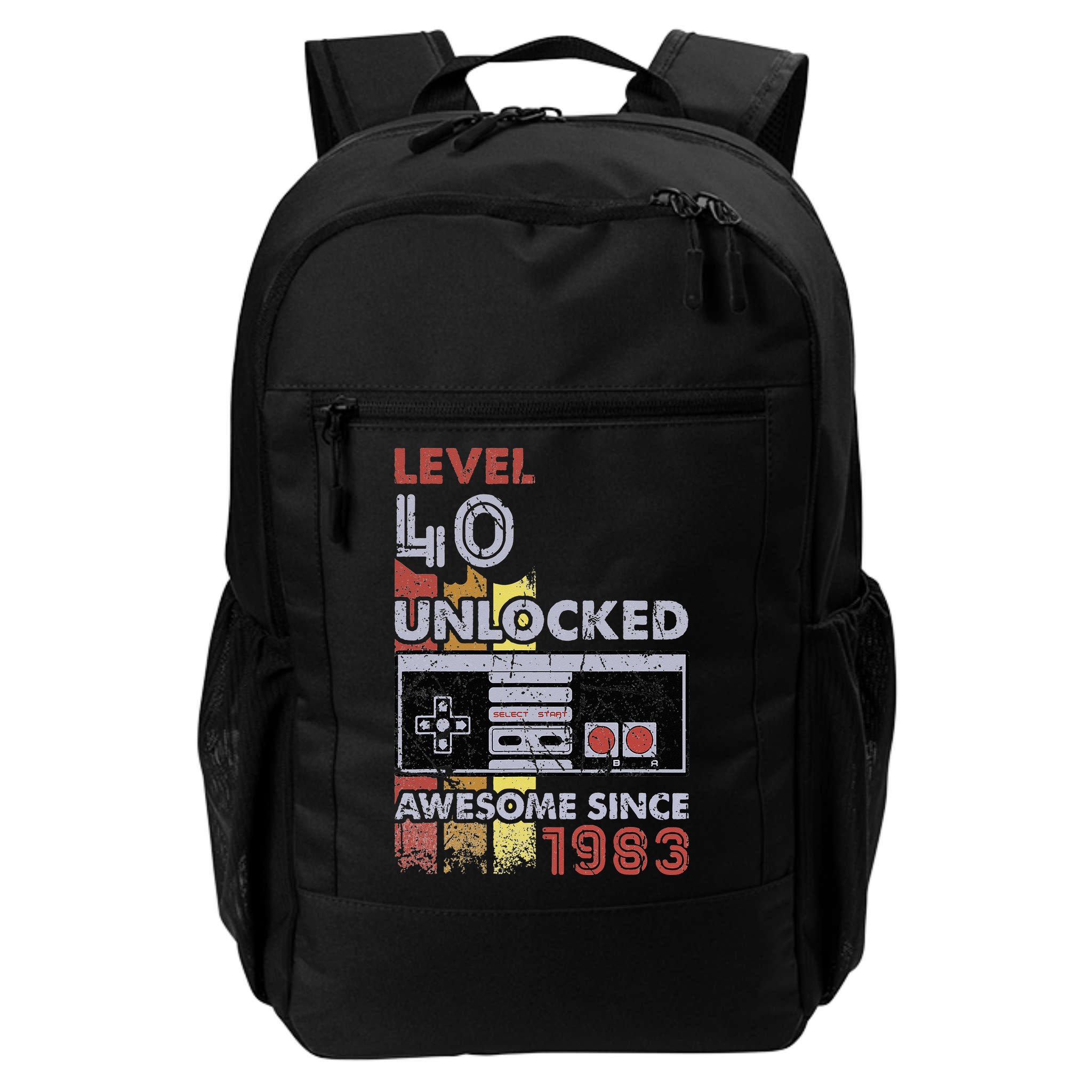 Level 40 Unlocked Gamer 40th Birthday Gift Video Game Lovers Backpack
