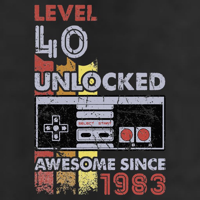 Level 40 Unlocked Gamer 40th Birthday Gift Video Game Lovers Hat