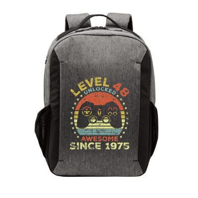 Level 48 Unlocked Awesome Since 1975 48th Birthday Gaming Vector Backpack
