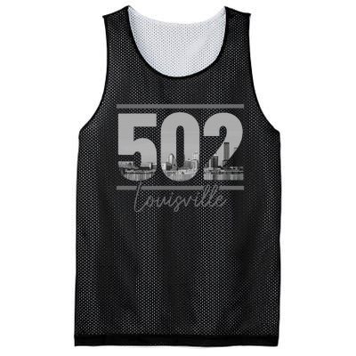 Louisville 502 Area Code Skyline Kentucky Pride Mesh Reversible Basketball Jersey Tank