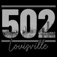 Louisville 502 Area Code Skyline Kentucky Pride Vintage T-Shirt