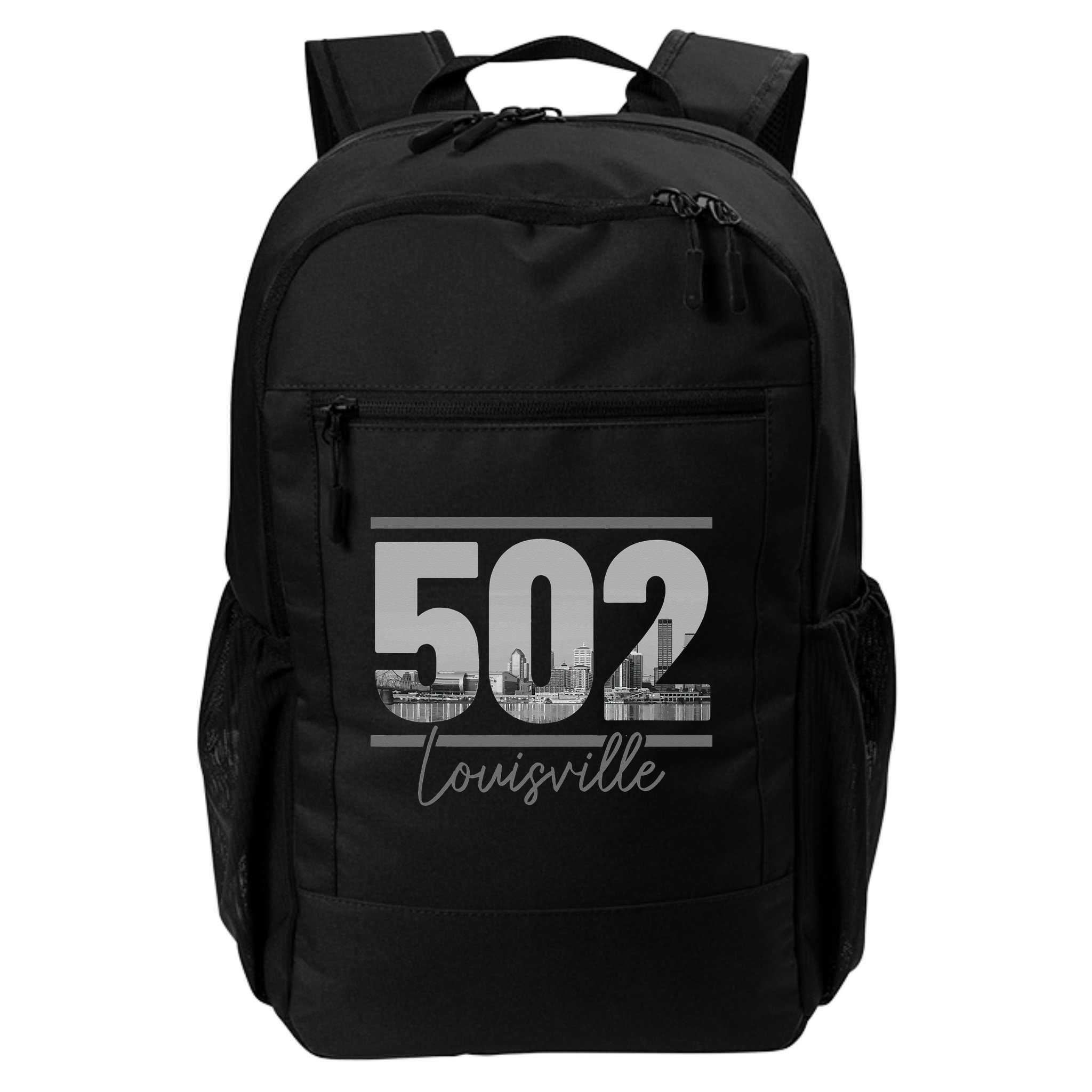 Louisville 502 Area Code Skyline Kentucky Pride Vintage Backpack