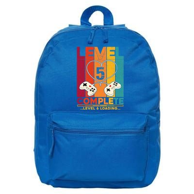 Level 5 Complete Level 6 Loading Video Gamer Anniversary Gift 16 in Basic Backpack