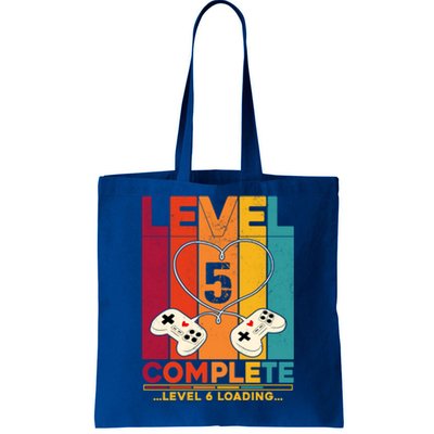 Level 5 Complete Level 6 Loading Video Gamer Anniversary Gift Tote Bag