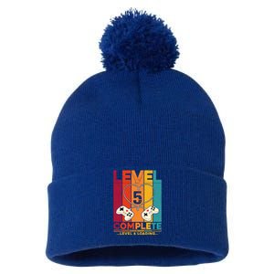 Level 5 Complete Level 6 Loading Video Gamer Anniversary Gift Pom Pom 12in Knit Beanie