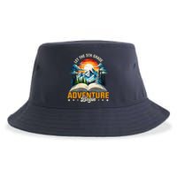 Let 5th Grade Adventure Begin Back To School Vintage Sunset Sustainable Bucket Hat