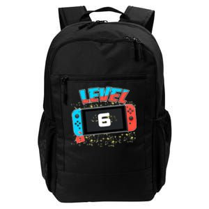 Level 6 Birthday Boy 6 Years Old Video Games Daily Commute Backpack