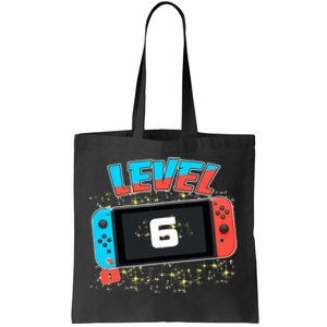 Level 6 Birthday Boy 6 Years Old Video Games Tote Bag