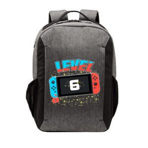 Level 6 Birthday Boy 6 Years Old Video Games Vector Backpack