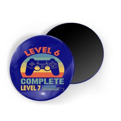 Level 6 Complete Level 7 Loading 6th Birthday Video Gamer Gift Magnet