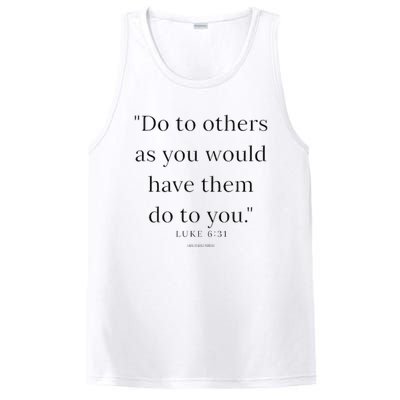 Luke 631 Do Unto Others As You Would Have Them Do To You PosiCharge Competitor Tank