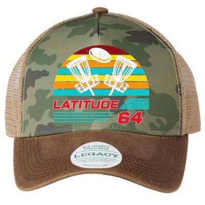 Latitude 64 Disc Golf Retro Vintage Legacy Tie Dye Trucker Hat