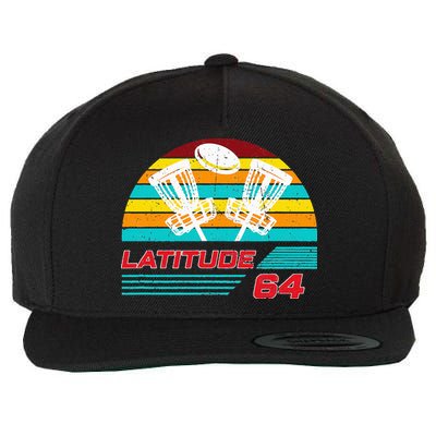 Latitude 64 Disc Golf Retro Vintage Wool Snapback Cap