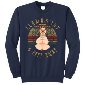 LlamaStay 6 Feet Away Sweatshirt