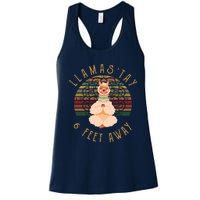 LlamaStay 6 Feet Away Women's Racerback Tank