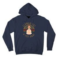 LlamaStay 6 Feet Away Tall Hoodie