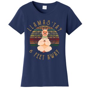 LlamaStay 6 Feet Away Women's T-Shirt