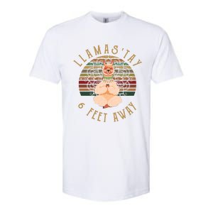 LlamaStay 6 Feet Away Softstyle CVC T-Shirt