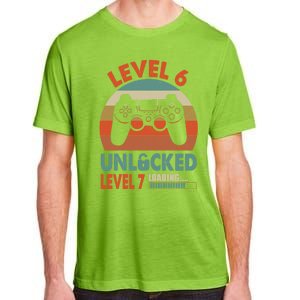 Level 6 Unlocked Level 7 Loading Video Game 6th Birthday Gift Adult ChromaSoft Performance T-Shirt