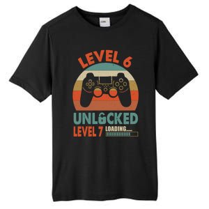 Level 6 Unlocked Level 7 Loading Video Game 6th Birthday Gift Tall Fusion ChromaSoft Performance T-Shirt