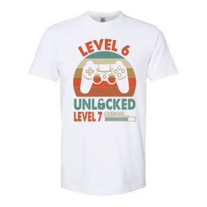 Level 6 Unlocked Level 7 Loading Video Game 6th Birthday Gift Softstyle CVC T-Shirt