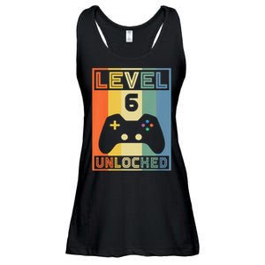 Level 6 Unlocked Video Gamer 5th Birthday Gaming Gift Ladies Essential Flowy Tank