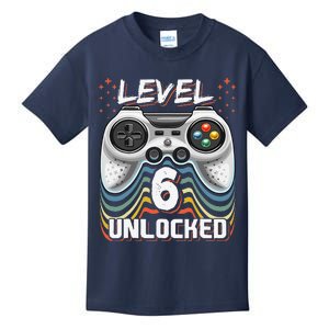 Level 6 Unlocked Video Game 6th Birthday Gamer Gifts Kids T-Shirt