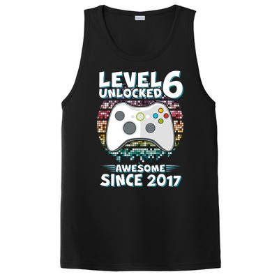 Level 6 Unlocked Awesome Since 2017 Gamer Birthday PosiCharge Competitor Tank