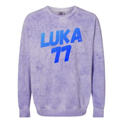 Luka 77 Colorblast Crewneck Sweatshirt