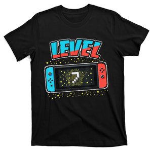 Level 7 Birthday 7 Years Old Video Games Gift T-Shirt