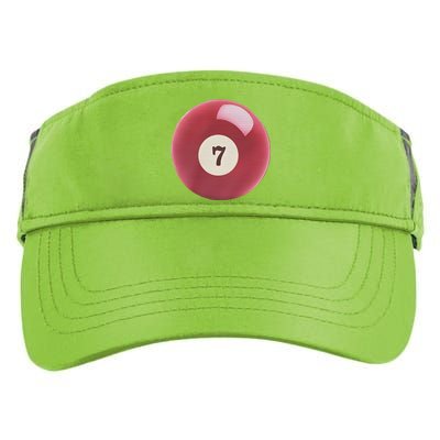 Lucky 7 Ball Graphic Baby Adult Drive Performance Visor