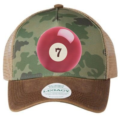 Lucky 7 Ball Graphic Baby Legacy Tie Dye Trucker Hat