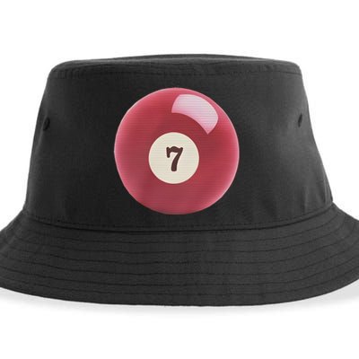 Lucky 7 Ball Graphic Baby Sustainable Bucket Hat