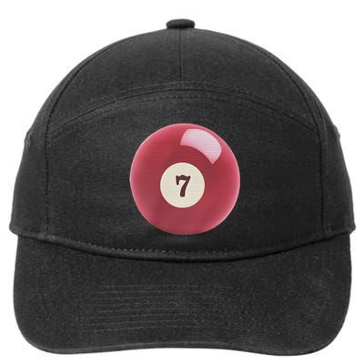 Lucky 7 Ball Graphic Baby 7-Panel Snapback Hat