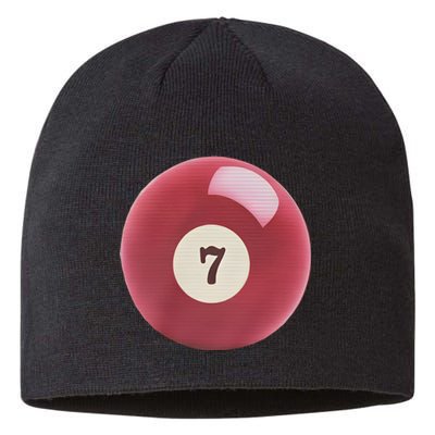 Lucky 7 Ball Graphic Baby Sustainable Beanie