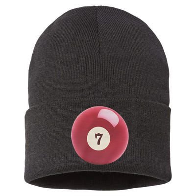 Lucky 7 Ball Graphic Baby Sustainable Knit Beanie