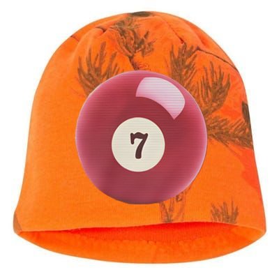 Lucky 7 Ball Graphic Baby Kati - Camo Knit Beanie