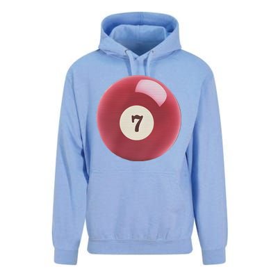 Lucky 7 Ball Graphic Baby Unisex Surf Hoodie