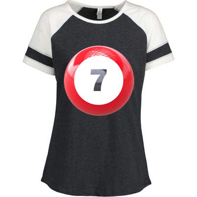 Lucky 7 Ball Enza Ladies Jersey Colorblock Tee