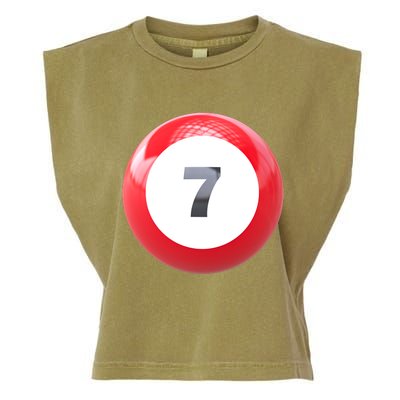 Lucky 7 Ball Garment-Dyed Women's Muscle Tee